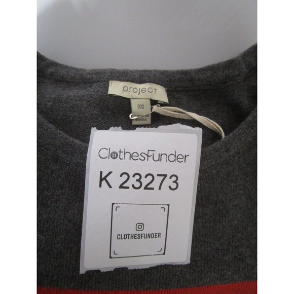 Project J Sweater XS Pullover Striped Crewneck Breathable Cotton NEW - Picture 11 of 11